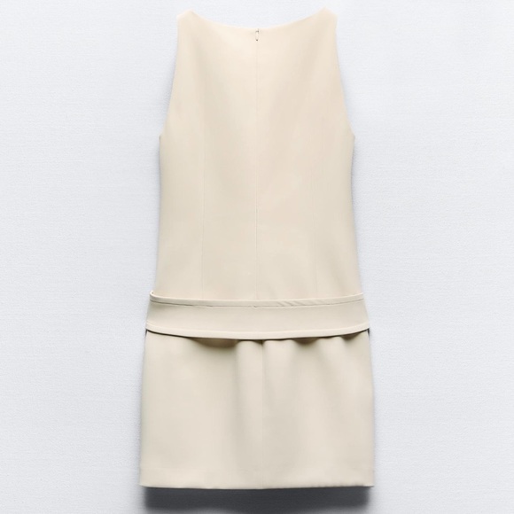 ZARA BELTED MINI DRESS - Picture 8 of 14